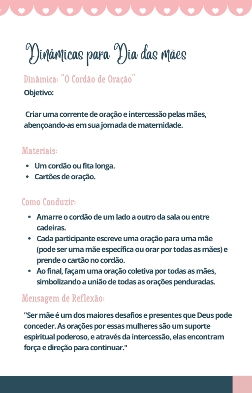 Dinâmicas para datas comemorativas (2)